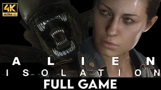 Alien Isolation Full Game 4k HD Textures Mod | Playthrough 4k Ultra Graphics Horror Sci-fi Fantasy