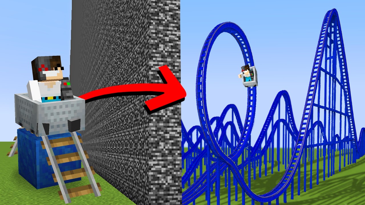 I Built a Roller Coaster in Build Battle