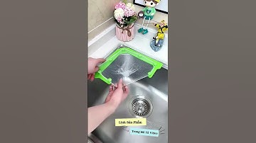 Túi Lọc Rác, Thức Ăn Thừa Hình Tam Giác Gắn Bồn Rửa Chén || Gia dụng thông minh - Min Store #shorts