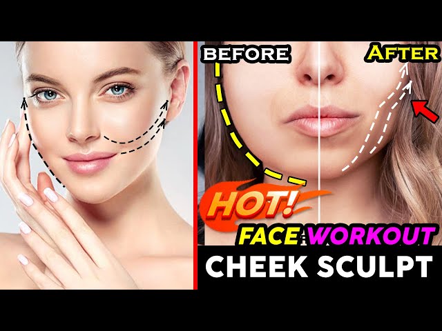 🔥Cheek Sculpting Exercises | Sharpen Chubby Cheeks, Cheek Lift and Tighten, Lose Buccal Fat