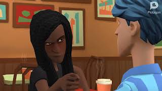 Total drama plotagon S1 E8 Food Fight