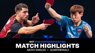 Patrick Franziska vs Oh Junsung | MS QF | WTT Star Contender Goa 2024