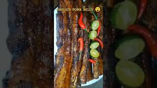Grilled pork belly