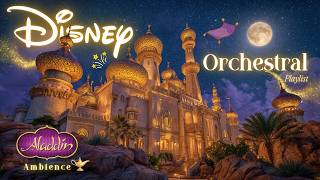 [deep work] majestic disney orchestral for a calm &amp; productive night 🎻 a whole new world of focus 🪄