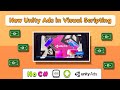Make game no code  earn money from your apps with unity ads  unity with visual scripting  bolt