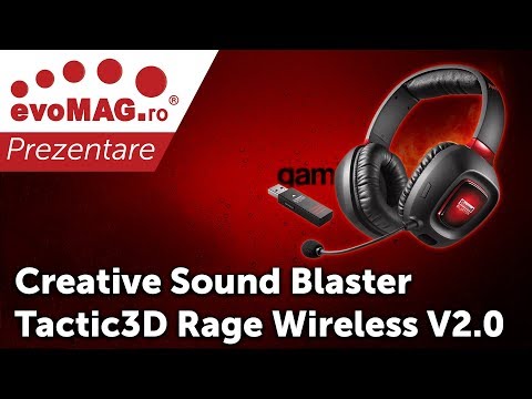 Creative Sound Blaster Tactic3D Rage Wireless V2.0 - evoMAG.ro