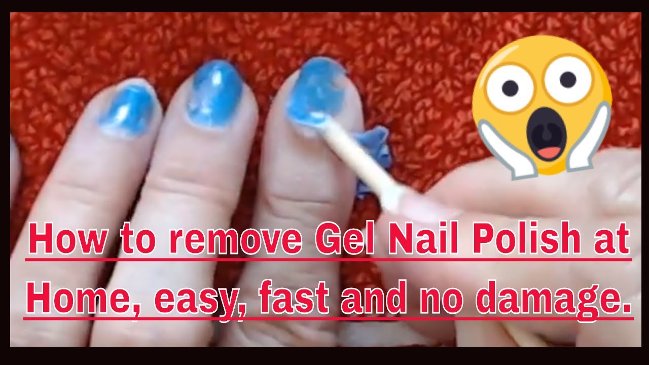 How to EASILY remove gel nail polish at home. Don't pay £25 at a salon ...