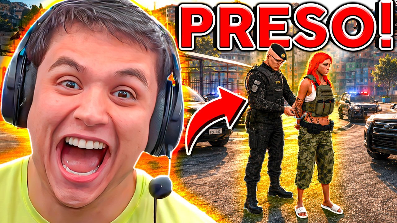 ENTREGUEI OS BANDlDOS pra PM 😱 GTA RP (Paulinho o LOKO)