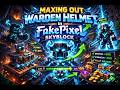 Maxing Out Warden Helmet in Fakepixel Skyblock|| Making Warden Helmet#minecraft #fakepixel