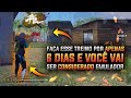 INSANO! MELHOR TREINO PARA EVOLUIR NO FREE FIRE | TORNA-SE O MELHOR EM 5 PASSOS SIMPLES!