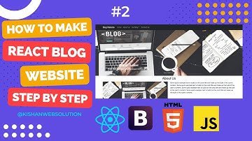React Blog Website Design Tutorial With Code in Hindi  Part -2 | MERN Stack Project