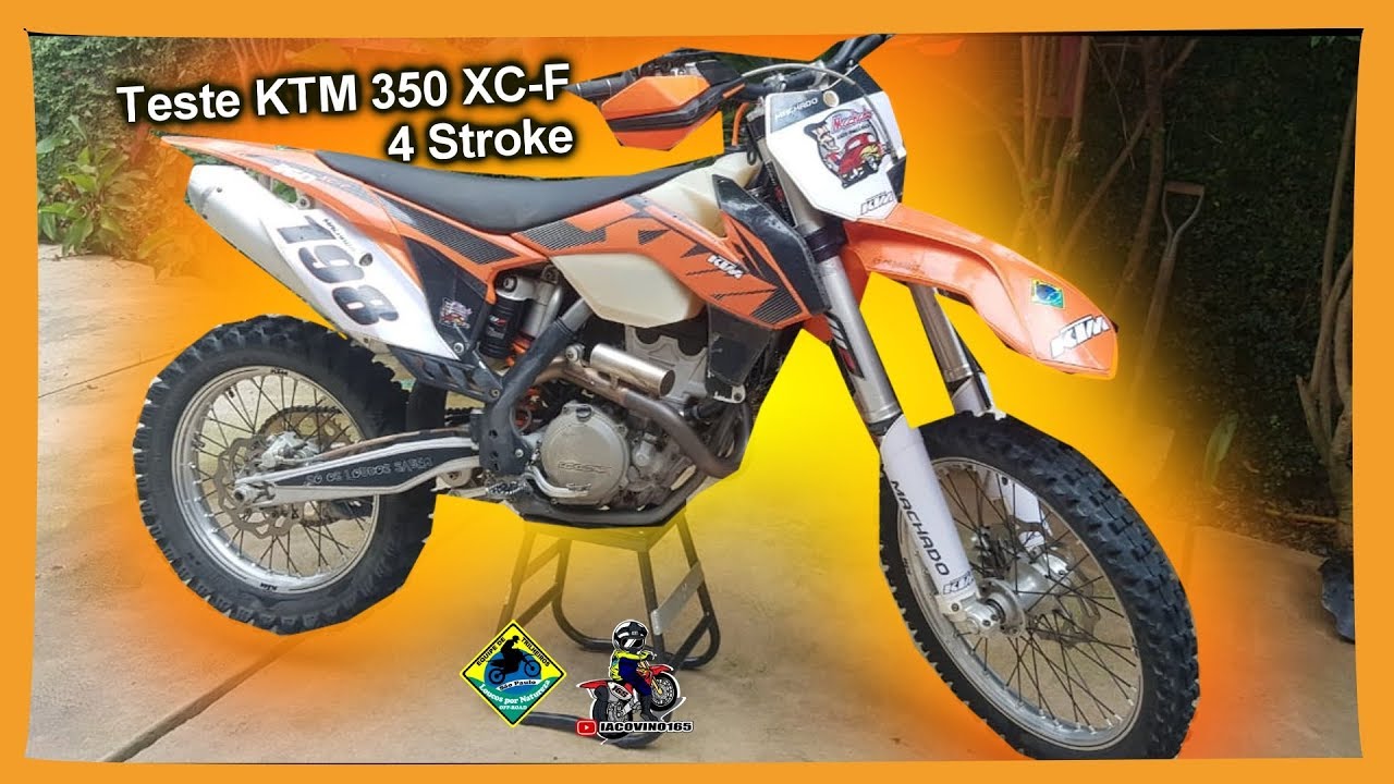 PRIMEIRA VEZ Testando um KTM 350 de Trilha VEJA só essa moto de trilha.. 