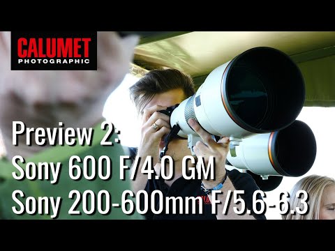 Part 2: Preview Sony FE 600 / 4.0 GM und Sony FE 200 - 600 / 5.6 - 6.3 G OSS