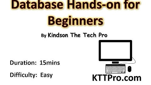 SQL Database and Database Management Systems for Beginners - Hands-on Lab