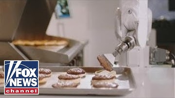 Flippy, the burger-flipping robot, takes a break