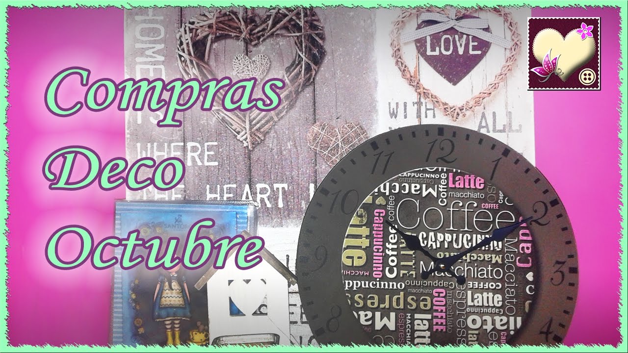 Compras decoración Octubre y 2ºálbum de Gourjuss coleccionable. manualidades raudales