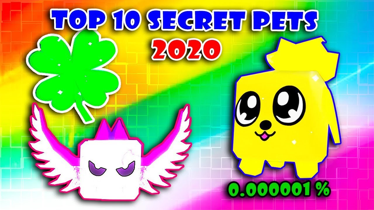 Top 10 Strongest Best Secret Pets 2020 In Bubble Gum Simulator