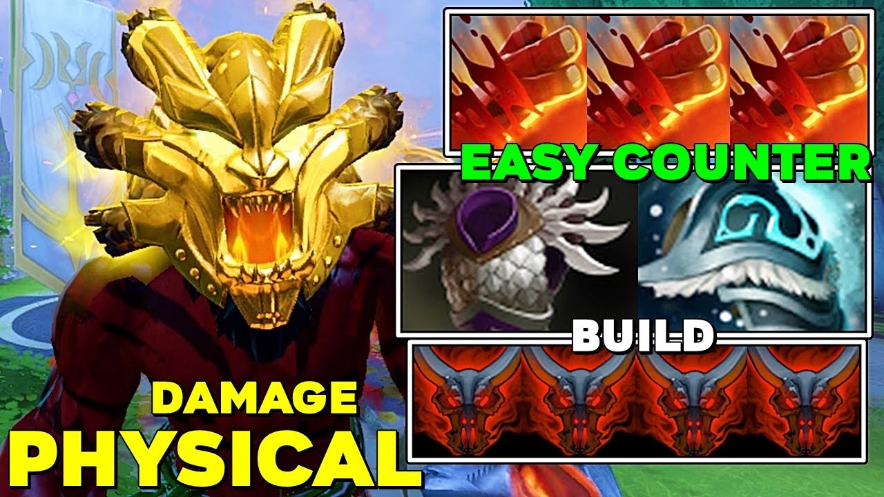 EASY COUNTER BUILD [ Axe ] Physical Damage with Blade Mail Dota 2