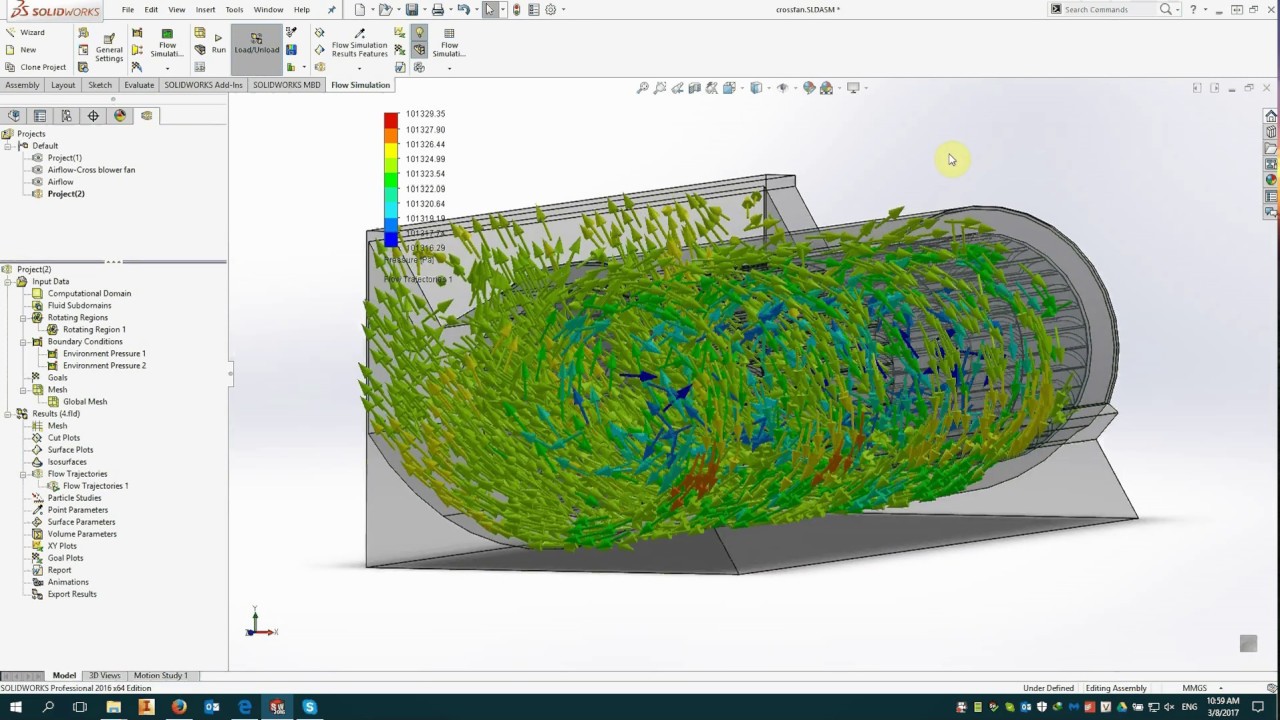 solidworks flow simulation vs fluent