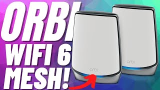 best wifi 6 mesh router: netgear orbi!