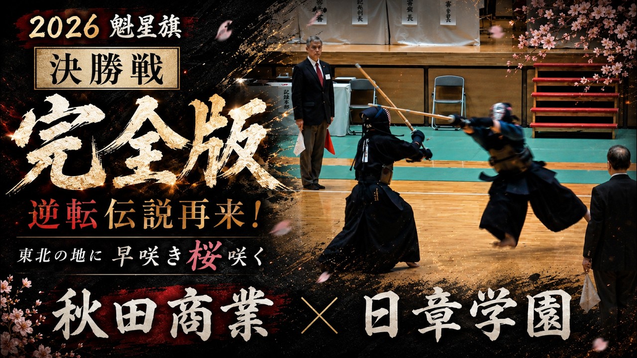 完全版】誰も止められない…決勝4人抜きの衝撃｜伝説再来（秋田商業 vs 