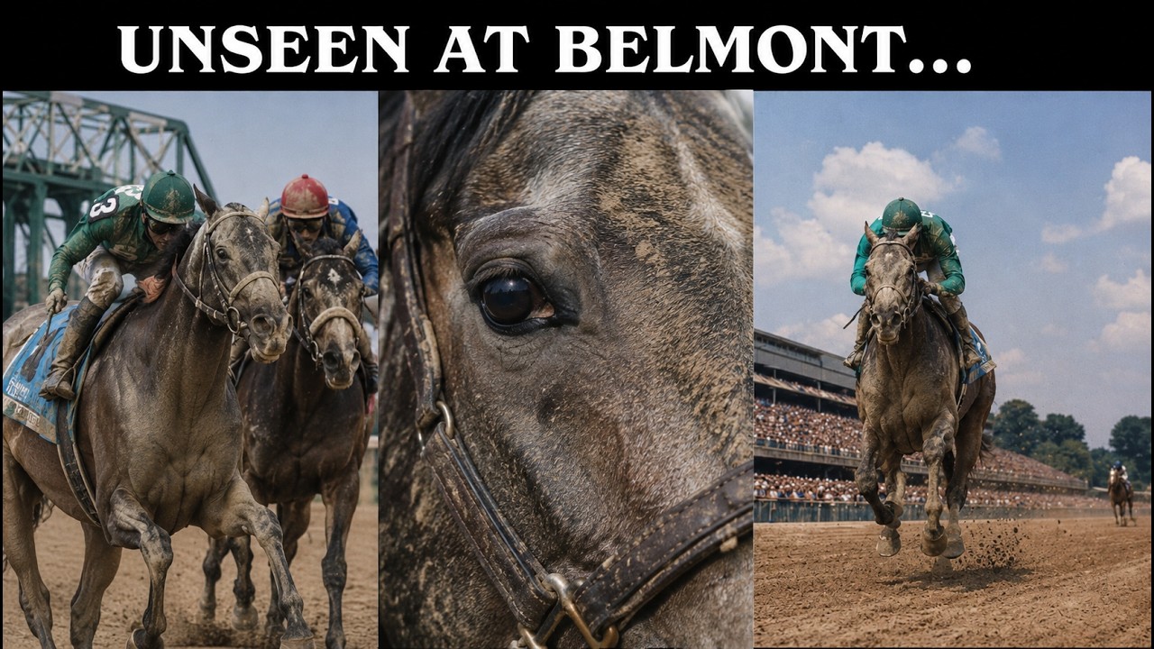 What the Cameras Missed During Golden Tempo's Stunning Belmont Win - YouTube