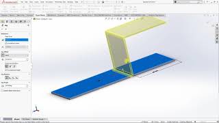 SolidWorks Jog command in 3D Sheet Metal
