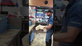 18 second pizza making dominoes England