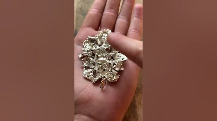 MELTING SCRAP SILVER and turning it into casting grain ♻️