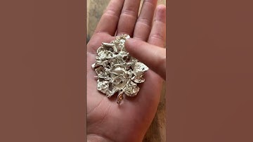 MELTING SCRAP SILVER and turning it into casting grain ♻️