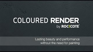 The ROCKCOTE Coloured Render Range