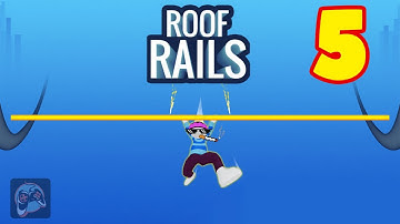Roof Rails Max Level - Gameplay  (New IOS, Android Games)