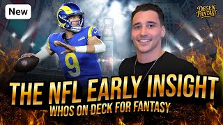 The NFL Early Insight!!! Fantasy Breakdown!