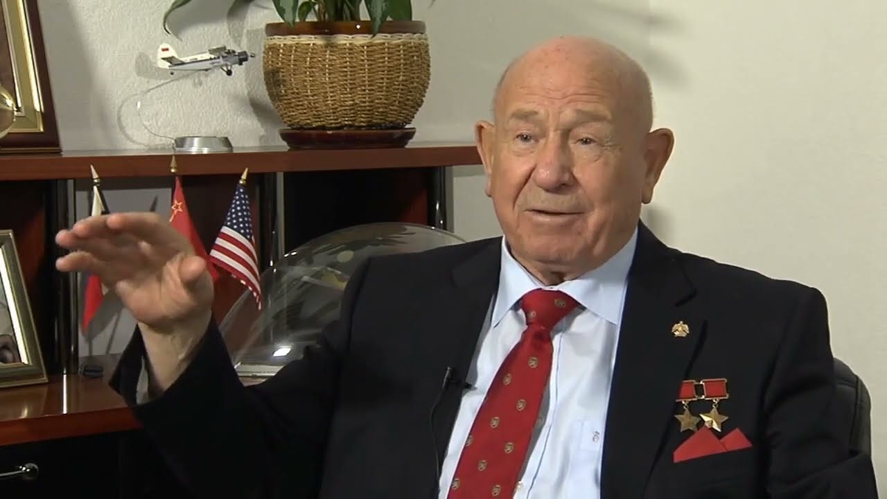 V.F. Russian Space Pioneer Alexey Leonov | The First Human Spacewalk (Original Video)