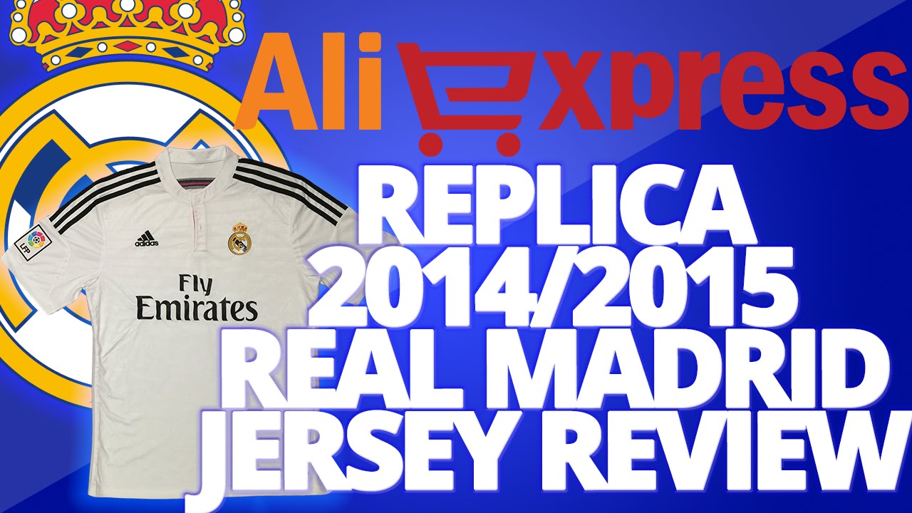 ⚽ *CLASSY FAKE!!* Real Madrid Jersey Unboxing And Review- AliExpress