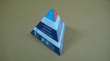 POP Up Triangle Mailer - Direct Mail Ideas