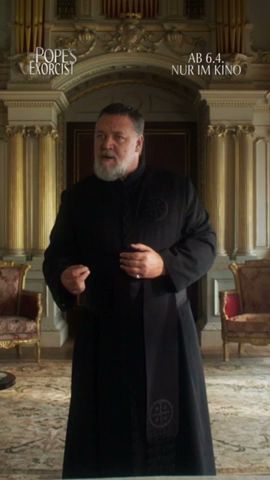 #RussellCrowe als der Oberste Exorzist des Vatikans in dem #ThePopesExorcistFilm - Ab 6.4. im Kino.