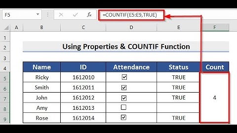 Checkbox attendance sheet in excel #excel #msexcel #msexceltutorial #shortsvideo #msexceltricks