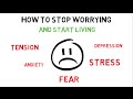 HOW TO STOP WORRYING AND START LIVING (HINDI)- HOW TO REDUCE STRESS,DEPRESSION,ANXIETY,WORRIES