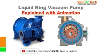 Liquid Ring Vacuum Pump - Explained with Animation (with english subtitles)