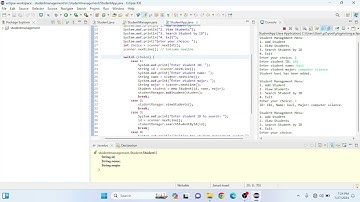 Student management system using java