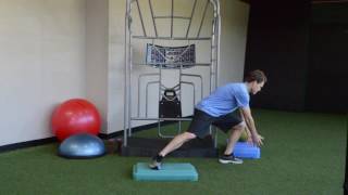 Strength Training for Runners: Step Down Lunge Matrix w Reach to Floor