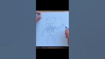 How to Draw | Skeleton From Minecraft