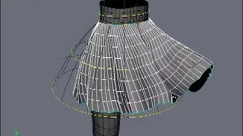 Softimage Syflex : Skirt Deform Test