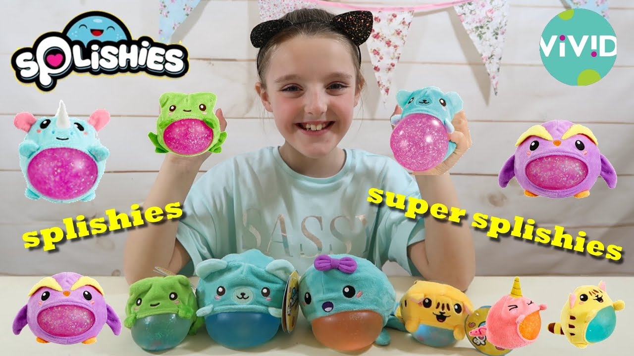 Download SPLISHIES PLUSH SQUISHIES UNBOXING VIVID TOYS AND GAMES