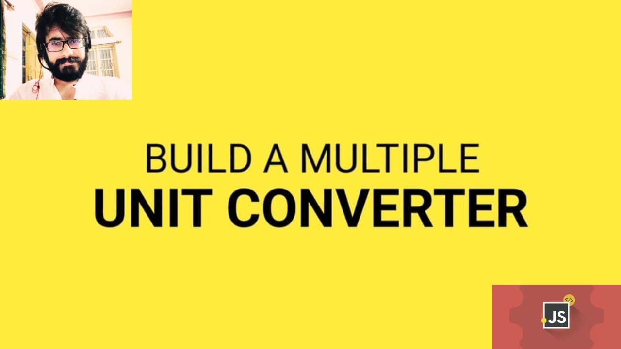 25. Unit Converter Using HTML, CSS & JAVASCRIPT. - YouTube
