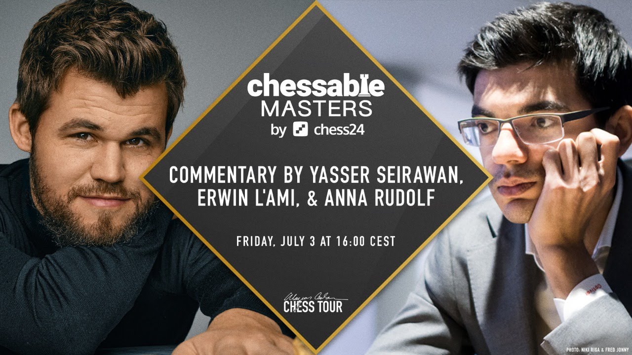 The $150,000 Chessable Masters, Final Day 1, Erwin L'Ami, Yasser  Seirawan