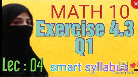 Exercise 4.3 [ Q1 ] || Math Class 10 || Unit 4 || Partial Fractions || Lec 4 || Ocean of Knowledge