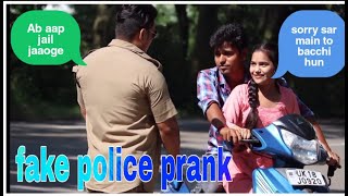 Police New Traffic Challans Prank Gone | Fake Police Prank Gone Wrong | Fake Police Prank On Girl