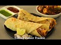 स्ट्रीट स्टाईल चटपटा पनीर भूना रोल | Street style Paneer Bhuna Recipe | Paneer Wrap | MadhurasRecipe